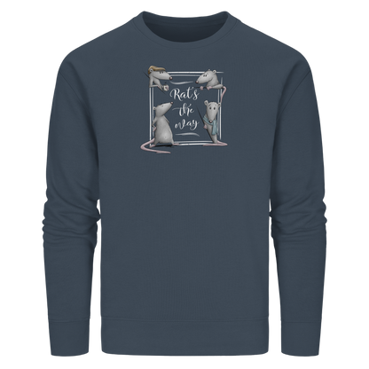 Rat’s The Way Kaffeehaus Ratten - Organic Basic Unisex Sweatshirt