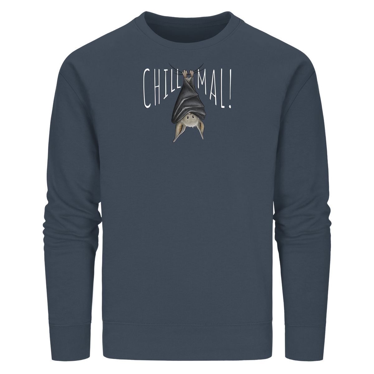Chill Mal gemütliche Fledermaus - Organic Basic Unisex Sweatshirt