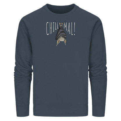 Chill Mal gemütliche Fledermaus - Organic Basic Unisex Sweatshirt