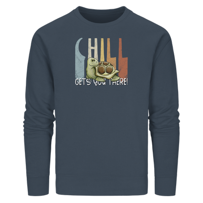 Gechillt gemütliche Schildkröte - Organic Basic Unisex Sweatshirt