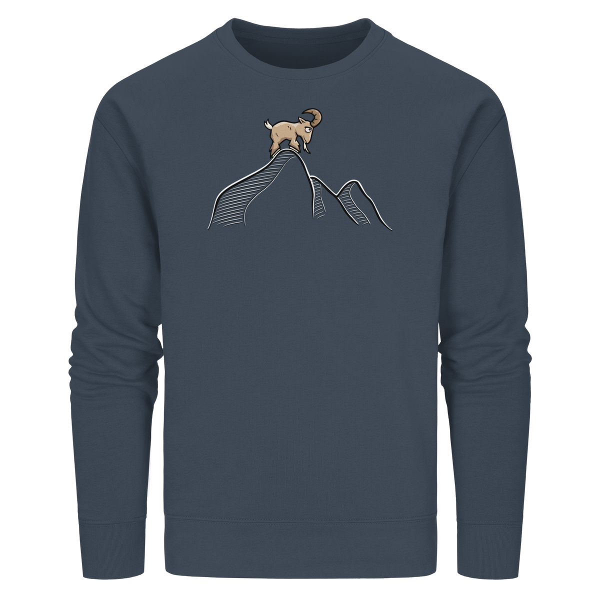 Ziegenbock in den Bergen - Organic Basic Unisex Sweatshirt