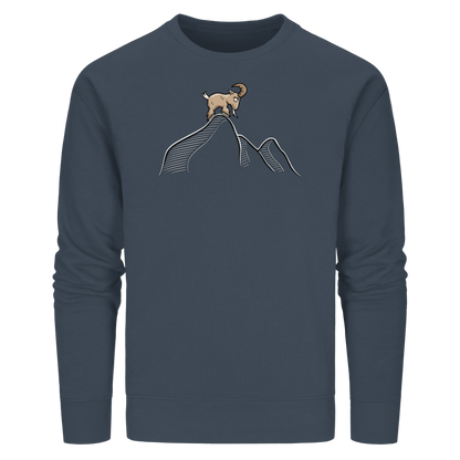 Ziegenbock in den Bergen - Organic Basic Unisex Sweatshirt