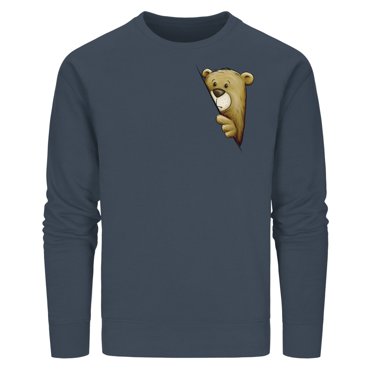Funky Bär Illustration - Organic Basic Unisex Sweatshirt