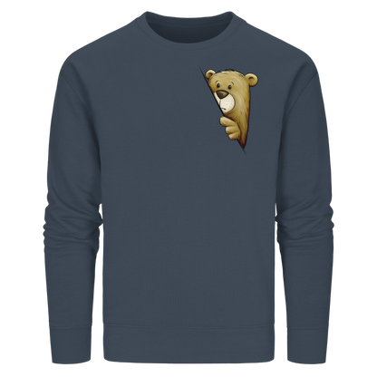 Funky Bär Illustration - Organic Basic Unisex Sweatshirt