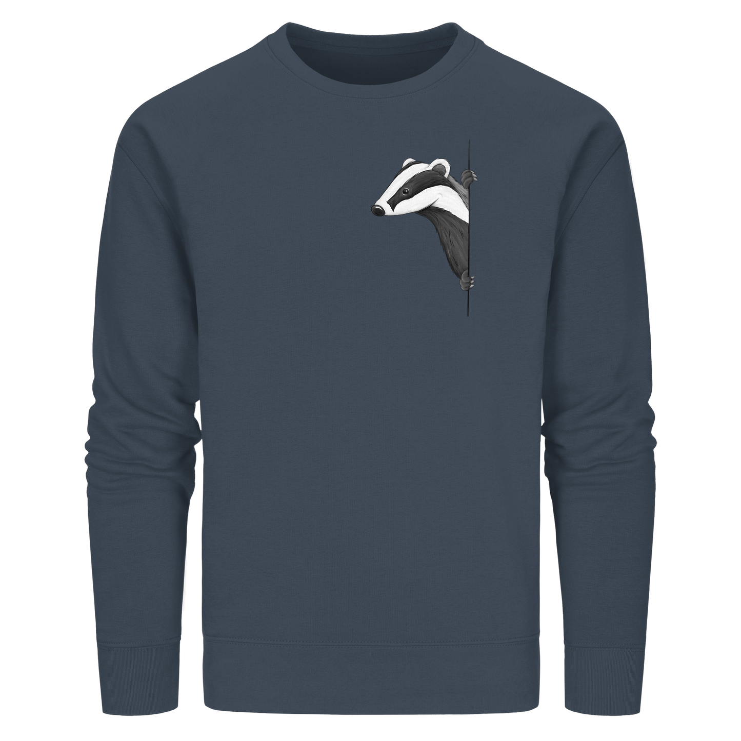 Lässiger Dachs Meister Grimbart - Organic Basic Unisex Sweatshirt