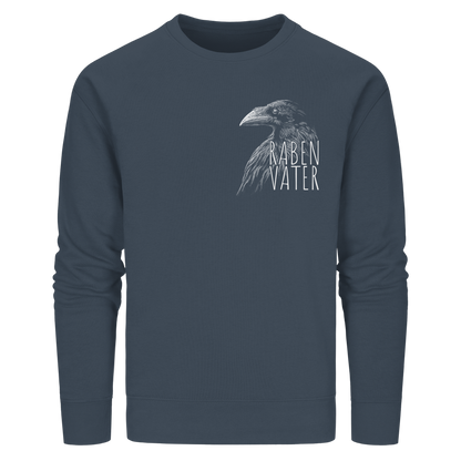 Rabenvater schwarzer Rabe Krähe - Organic Basic Unisex Sweatshirt