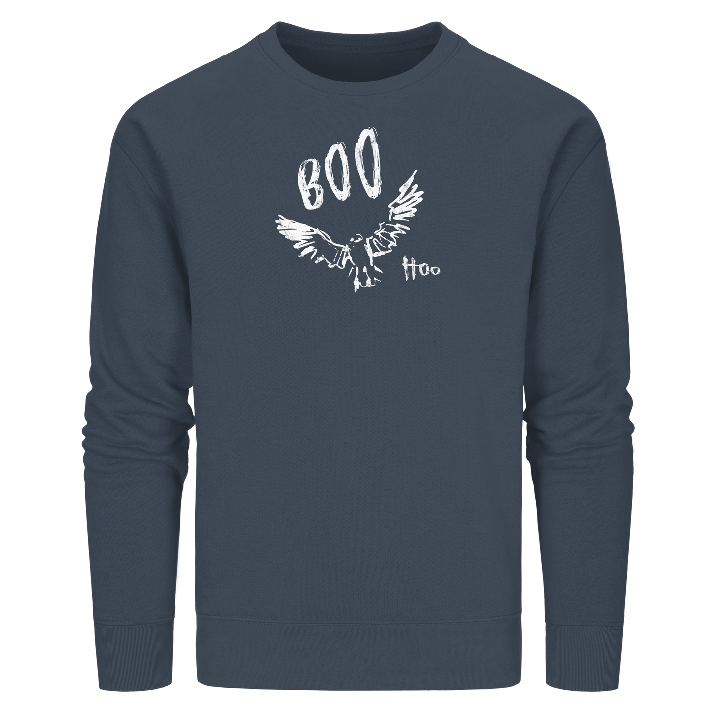 Boo Hoo! Fliegende Eule  - Organic Basic Unisex Sweatshirt