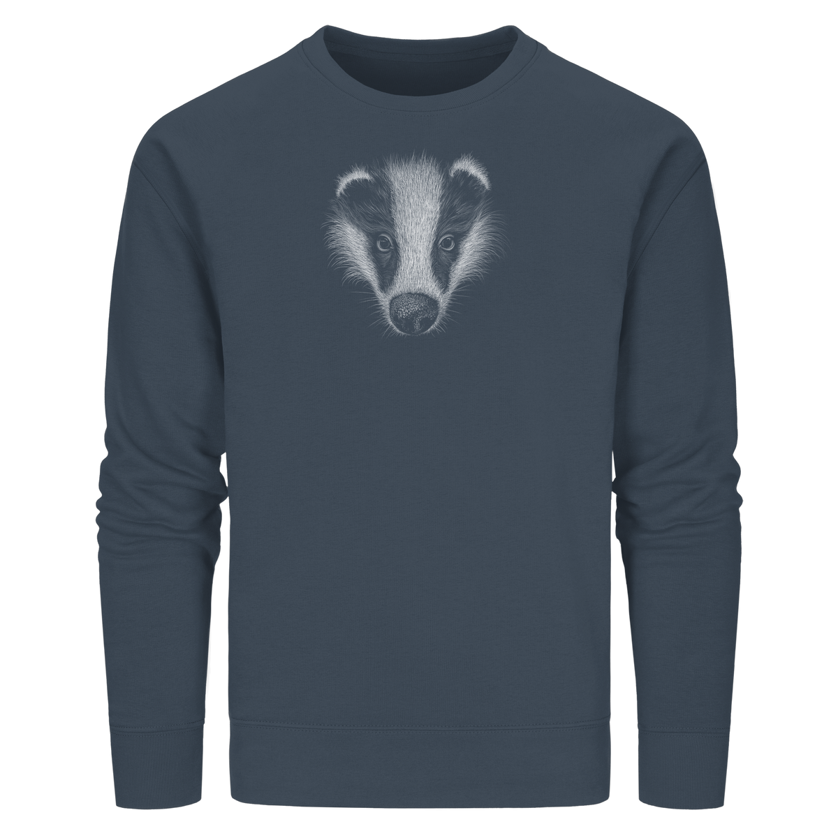 Kritzel-Kunst Dachs Illustration - Organic Basic Unisex Sweatshirt