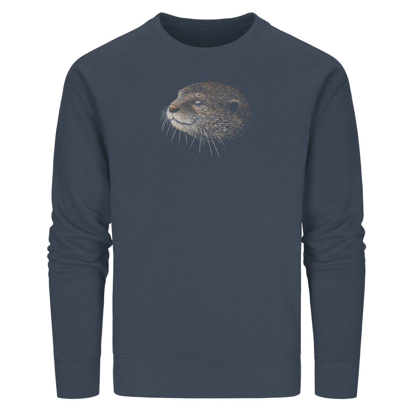 Otter Bleistift Zeichnung KritzelKunst - Organic Basic Unisex Sweatshirt