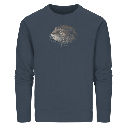 Otter Bleistift Zeichnung KritzelKunst - Organic Basic Unisex Sweatshirt