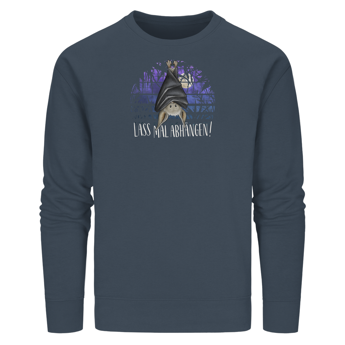 Lass mal abhängen Fledermaus - Organic Basic Unisex Sweatshirt