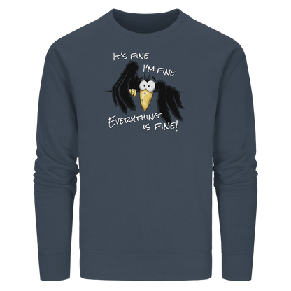 I’m Fine Rabe | Alles Gut Krähe - Organic Basic Unisex Sweatshirt