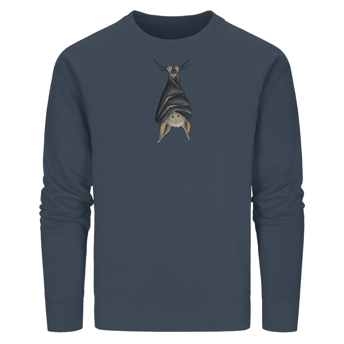 Lustig chillende Fledermaus - Organic Basic Unisex Sweatshirt