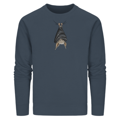 Lustig chillende Fledermaus - Organic Basic Unisex Sweatshirt