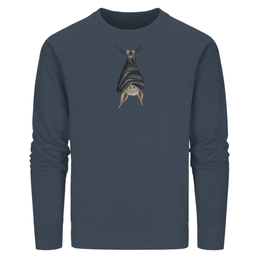 Lustig chillende Fledermaus - Organic Basic Unisex Sweatshirt