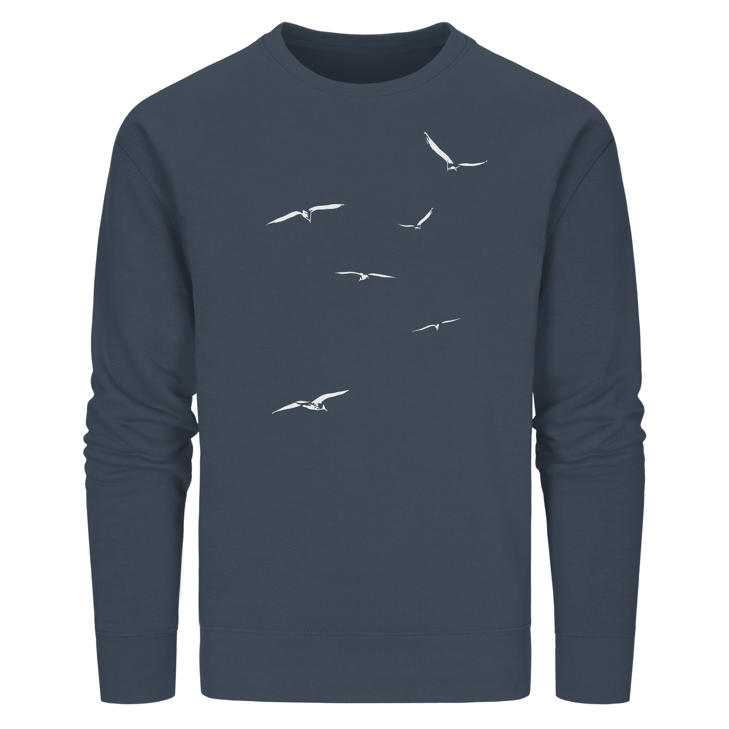 Vogelschwarm – Traum vom Fliegen - Organic Basic Unisex Sweatshirt