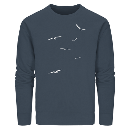 Vogelschwarm – Traum vom Fliegen - Organic Basic Unisex Sweatshirt