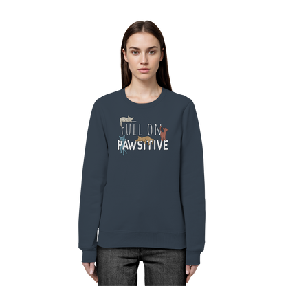 Full On Pawsitive! Gechillte Katzen - Organic Basic Unisex Sweatshirt