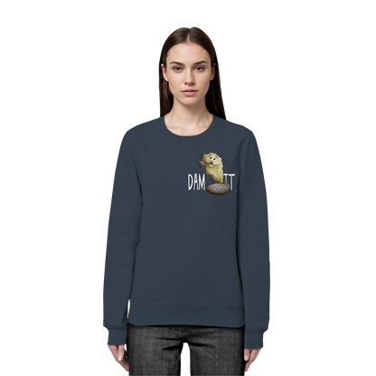 Dam It Verdammt Lustiger Biber - Organic Basic Unisex Sweatshirt