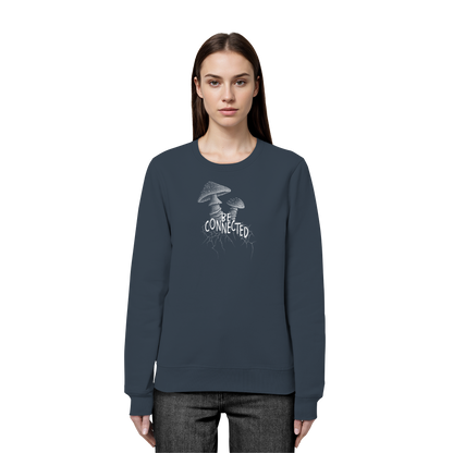 Be Connected Panther-Pilz - Organic Basic Unisex Sweatshirt
