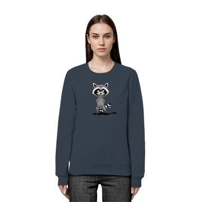 Frecher kleiner Waschbär - Organic Basic Unisex Sweatshirt