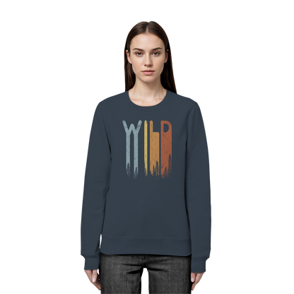 Wild Retro Schriftzug - Organic Basic Unisex Sweatshirt
