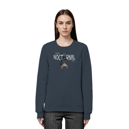 100% nachtaktive Fledermaus - Organic Basic Unisex Sweatshirt