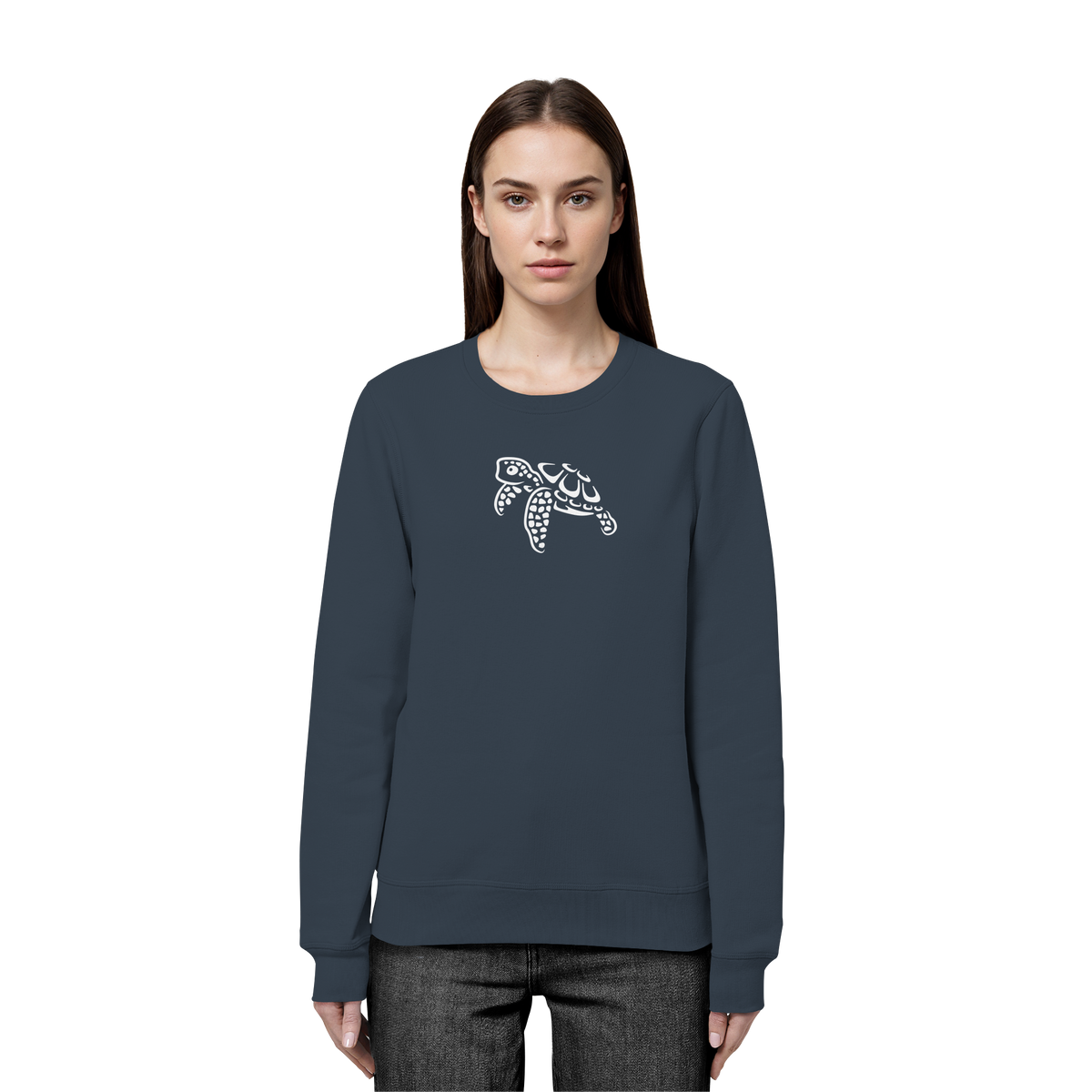 schwimmende Meeres-Schildkröte - Organic Basic Unisex Sweatshirt