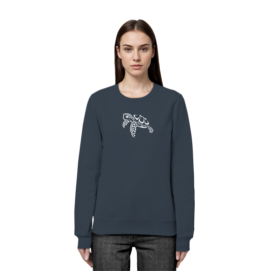 schwimmende Meeres-Schildkröte - Organic Basic Unisex Sweatshirt