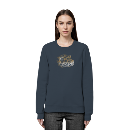 Leopard Gecko Skizze Kritzelkunst - Organic Basic Unisex Sweatshirt
