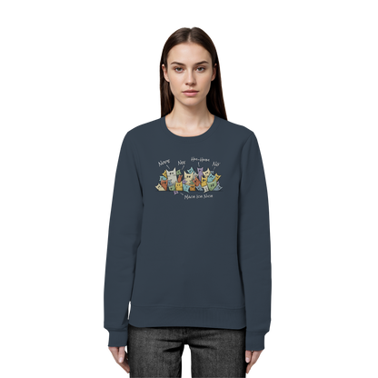 Nope, Nee, Nö Katzen - Organic Basic Unisex Sweatshirt