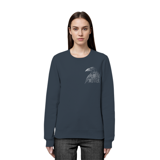 Rabenmutter schwarze Krähe Rabe - Organic Basic Unisex Sweatshirt