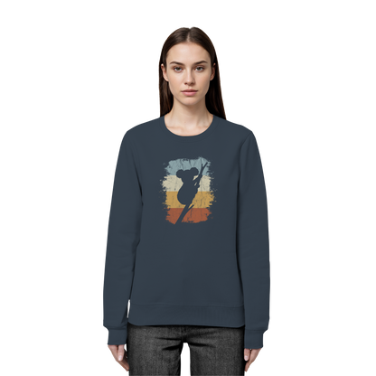 Retro kletternder Koala-Bär - Organic Basic Unisex Sweatshirt