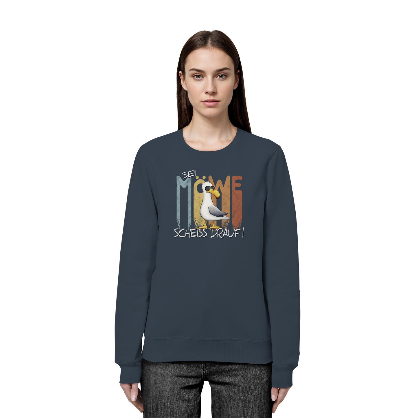 Sei Möwe Scheiß Drauf  - Organic Basic Unisex Sweatshirt