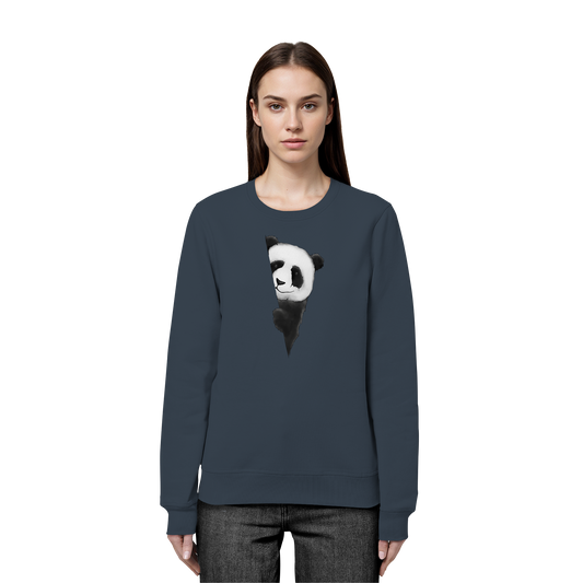Panda Bär Illustration - Organic Basic Unisex Sweatshirt