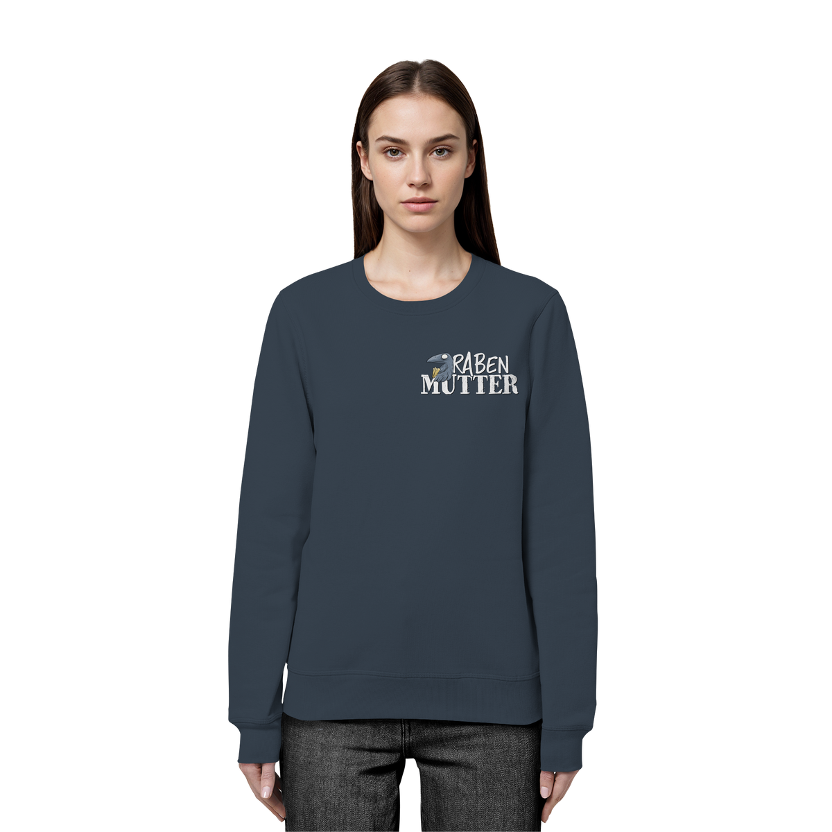 Rabenmutter Krähenmama - Organic Basic Unisex Sweatshirt