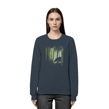 Lässiger Tapir im Zwielicht Wald - Organic Basic Unisex Sweatshirt