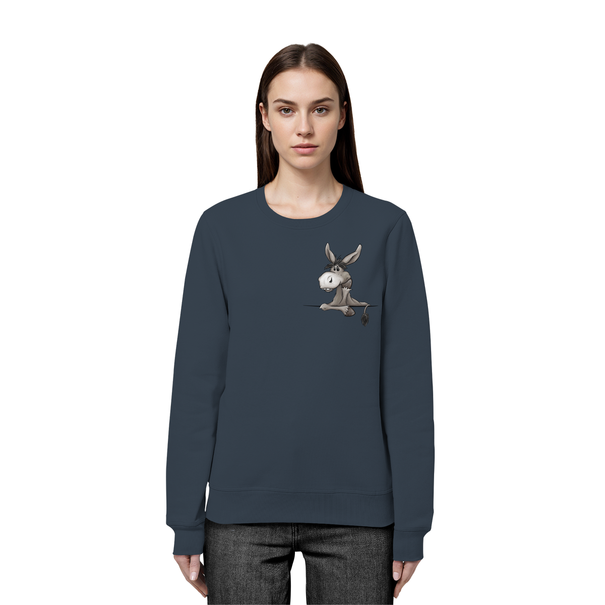 Lustiger lässiger Esel - Organic Basic Unisex Sweatshirt