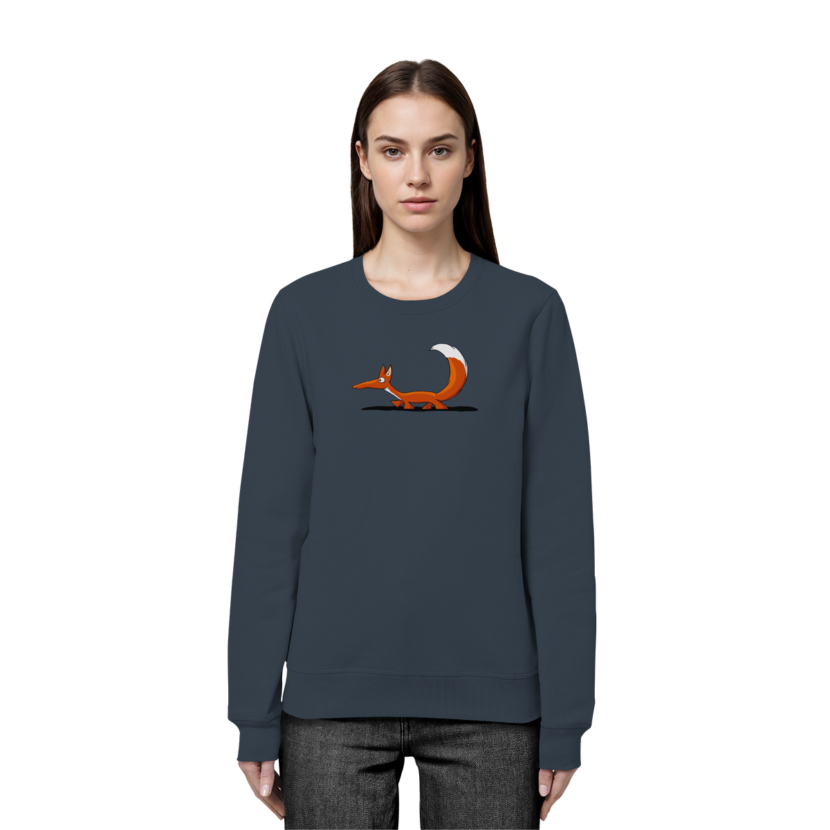 Lässiger cooler Fuchs | Mr. Fox, der Schleicher - Organic Basic Unisex Sweatshirt