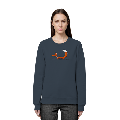 Lässiger cooler Fuchs | Mr. Fox, der Schleicher - Organic Basic Unisex Sweatshirt