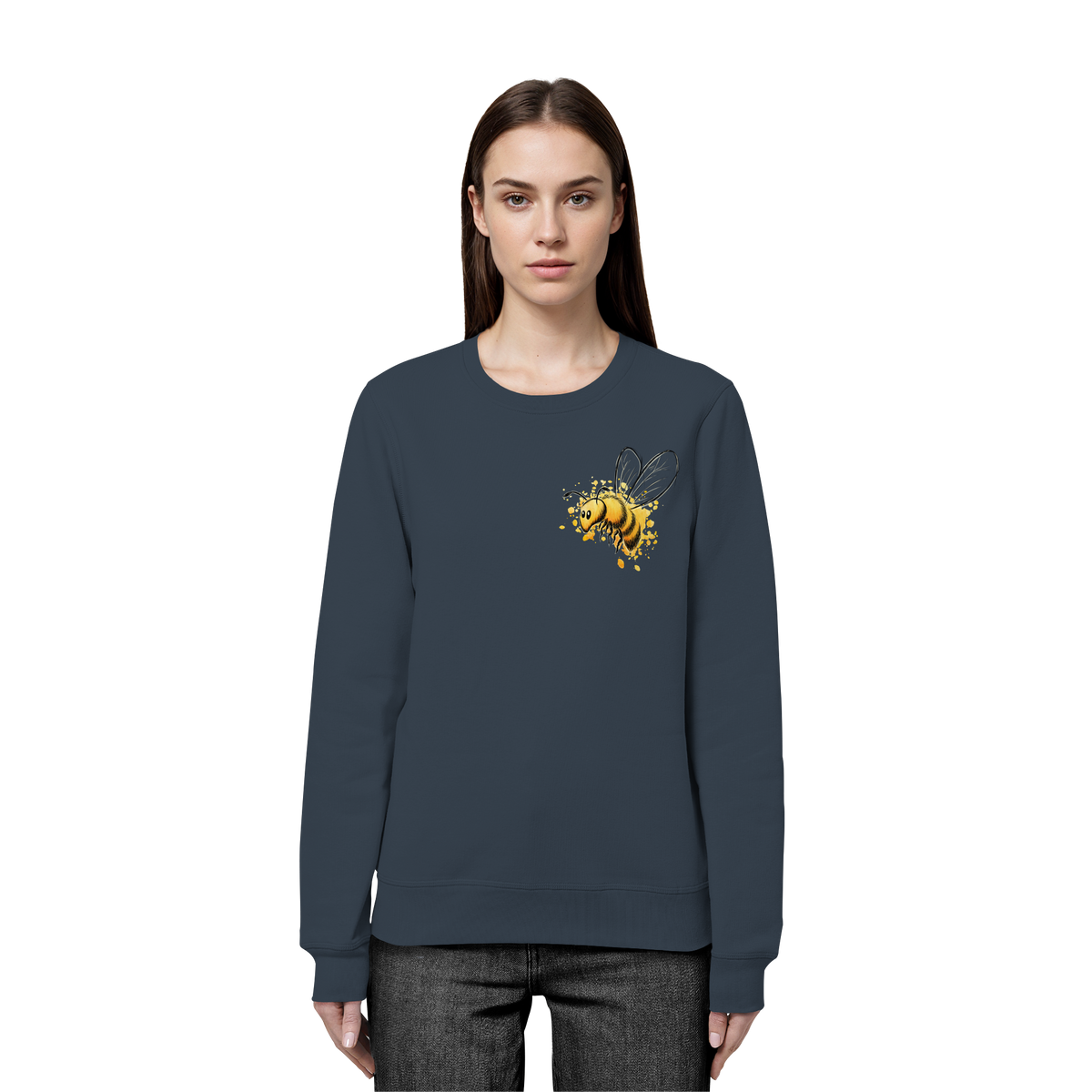 Lässige kleine Honig-Biene - Organic Basic Unisex Sweatshirt
