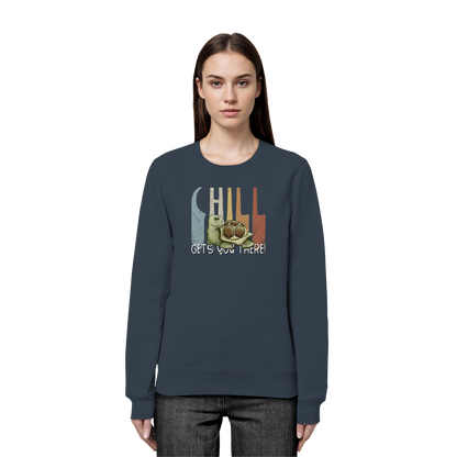 Gechillt gemütliche Schildkröte - Organic Basic Unisex Sweatshirt