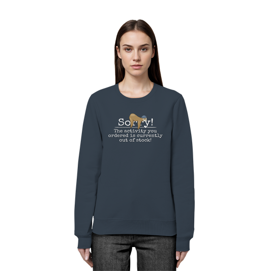 No-Activity Faultier - Organic Basic Unisex Sweatshirt