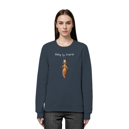 Hang In There | Lässiges Eichhörnchen - Organic Basic Unisex Sweatshirt