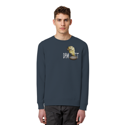 Dam It Verdammt Lustiger Biber - Organic Basic Unisex Sweatshirt