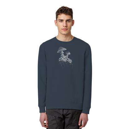 Be Connected Panther-Pilz - Organic Basic Unisex Sweatshirt