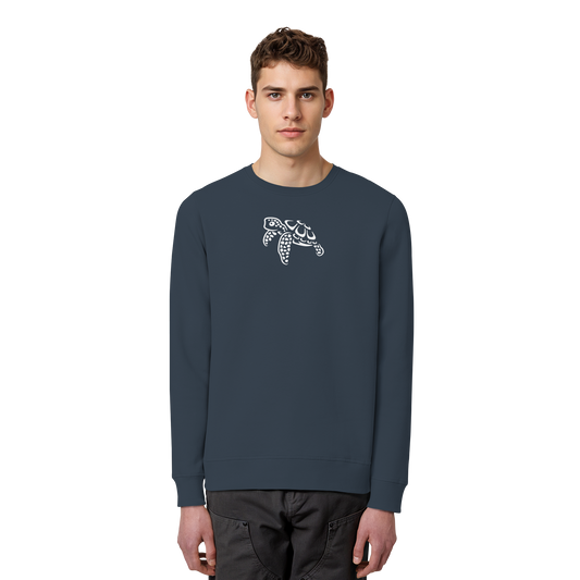 schwimmende Meeres-Schildkröte - Organic Basic Unisex Sweatshirt