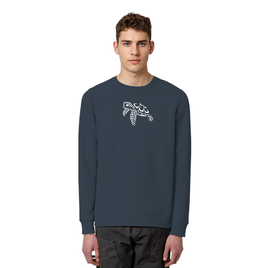 schwimmende Meeres-Schildkröte - Organic Basic Unisex Sweatshirt