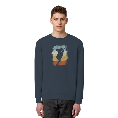 Retro kletternder Koala-Bär - Organic Basic Unisex Sweatshirt