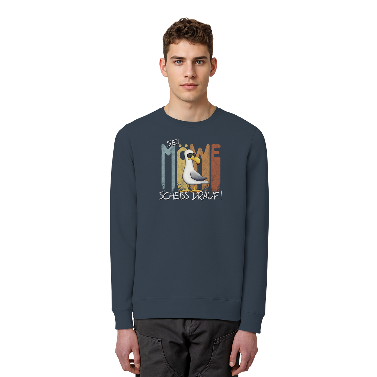 Sei Möwe Scheiß Drauf  - Organic Basic Unisex Sweatshirt